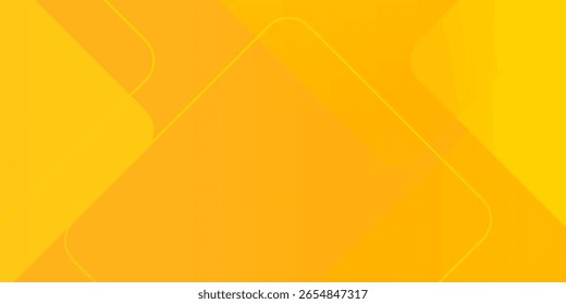 Abstract orange and yellow geometric background. Dynamic shapes composition. Cool background design for posters. Vector illustration