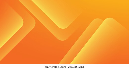 Fondo geométrico naranja y amarillo Abstractas. Composición de Formas dinámicas. Diseño de fondo fresco para carteles. Vector eps10 