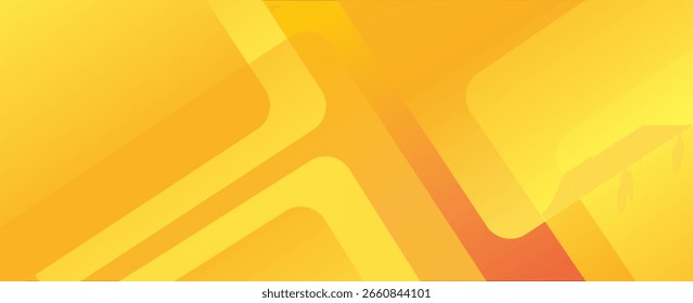 Abstract orange and yellow geometric background. Dynamic shapes composition. Cool background design for posters. vector