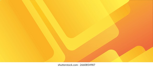 Fundo geométrico laranja e amarelo. Composição de formas dinâmicas. Design de fundo legal para cartazes. vetor