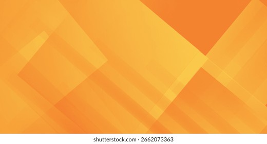 Fondo geométrico naranja y amarillo Abstractas. Composición de Formas dinámicas. Diseño de fondo fresco para carteles. Ilustración vectorial