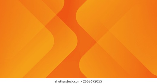 Fondo geométrico naranja y amarillo Abstractas. Composición de Formas dinámicas. Diseño de fondo fresco para carteles. Ilustración vectorial