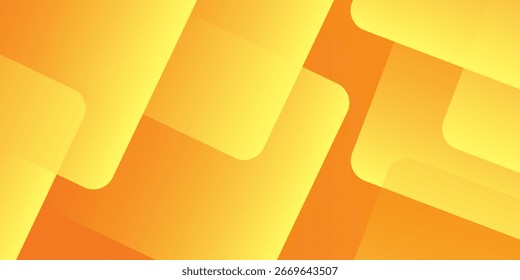Abstract orange and yellow geometric background. Dynamic shapes composition. illustration eps 10