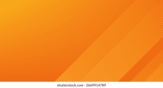 Fundo geométrico laranja e amarelo. Conceito moderno para design gráfico, fundo, web design, cartaz, banner, livro, slideshow. Ilustração vetorial