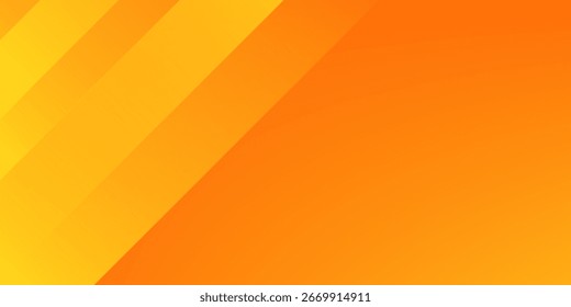Fundo geométrico laranja e amarelo. Conceito moderno para design gráfico, fundo, web design, cartaz, banner, livro, slideshow. Ilustração vetorial