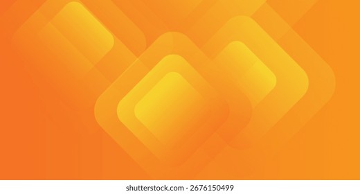 Abstract orange and yellow geometric background. Dynamic shapes composition simple modern art nice good wallpaper