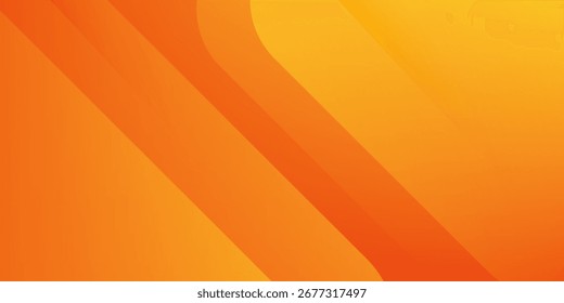 Abstract orange and yellow geometric background. Modern concept for graphic design, background, web design, poster, banner, book, slideshow. Vector illustration