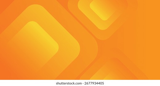 Fondo geométrico naranja y amarillo Abstractas. Composición de Formas dinámicas simple moderno 