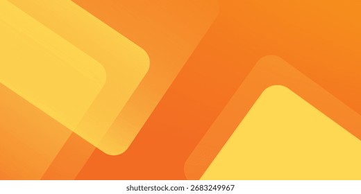 Fondo geométrico naranja y amarillo Abstractas. Composición de Formas dinámicas. Diseño de fondo fresco para carteles. Ilustración vectorial.eps