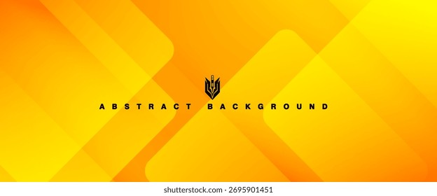 Fondo geométrico naranja y amarillo Abstractas. Composición de Formas dinámicas. fondo naranja y amarillo degradado abstracto.