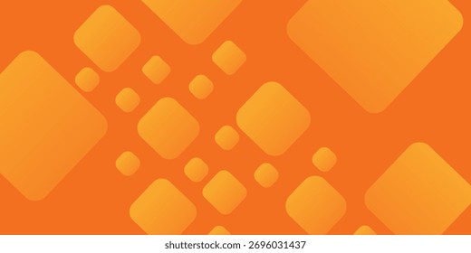 Fondo geométrico naranja y amarillo Abstractas. Composición de Formas dinámicas. Diseño de fondo fresco para carteles