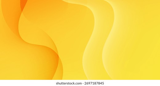 Abstract orange and yellow geometric background. Dynamic shapes composition. Suit for banner, web, poster, pamflet, brochure and presentation