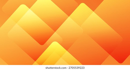 Fondo geométrico naranja y amarillo Abstractas. Composición de Formas dinámicas. Diseño de fondo fresco para carteles. Ilustración vectorial