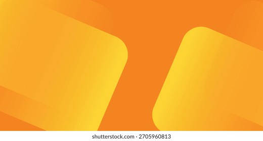 Fondo geométrico naranja y amarillo Abstractas. Composición de Formas dinámicas. Diseño de fondo fresco para carteles. Ilustración vectorial
