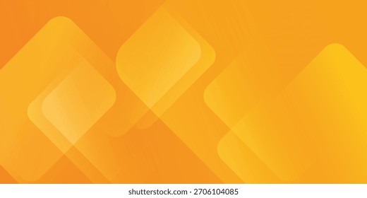Abstract orange and yellow geometric background. Dynamic shape composition. Modern concept.