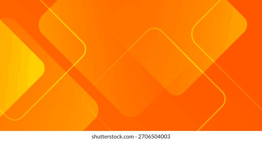 Plano de fundo geométrico laranja e amarelo abstrato. plano de fundo laranja e amarelo gradiente. plano de fundo sobreposto.