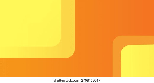 Fondo geométrico naranja y amarillo Abstractas. Composición de Formas dinámicas. Diseño de fondo fresco para carteles. Ilustración vectorial