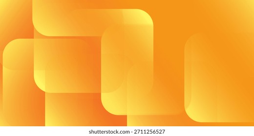 Fondo geométrico naranja y amarillo Abstractas. Composición de Formas dinámicas. Diseño de fondo fresco para carteles. Ilustración vectorial