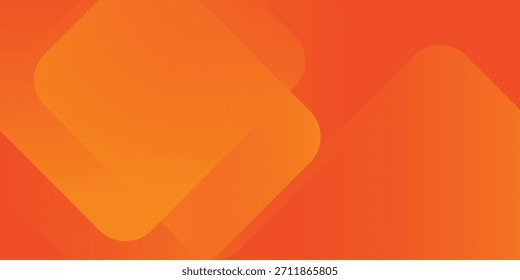 abstrakter, orangefarbener und gelber geometrischer Hintergrund. Moderner Konzeptvektor eps10