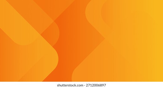 Abstract orange and yellow geometric background. Modern concept for graphic design, background, web design, poster, banner, book, slideshow. Vector illustration