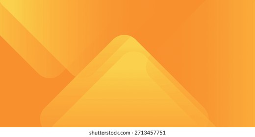 Fondo geométrico naranja y amarillo Abstractas. Composición de Formas dinámicas. Diseño de fondo fresco