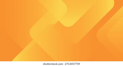Fondo geométrico naranja y amarillo Abstractas. Composición de Formas dinámicas. Diseño de fondo fresco