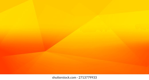 Fondo geométrico naranja y amarillo Abstractas. Composición de Formas dinámicas. Diseño de fondo fresco para carteles. Ilustración vectorial