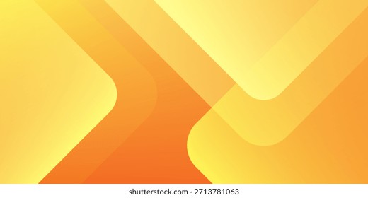 Fondo geométrico naranja y amarillo Abstractas. Composición de Formas dinámicas. Diseño de fondo fresco para carteles. Ilustración vectorial