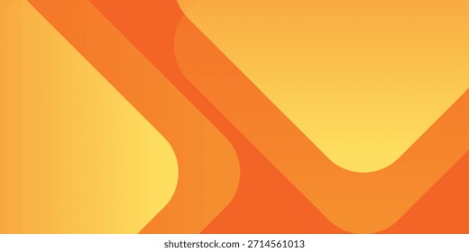 Fundo geométrico laranja e amarelo. Composição de formas dinâmicas. vintage padrão gemétrico antigo