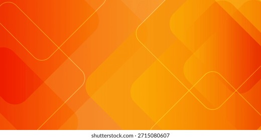 Fondo geométrico naranja y amarillo abstracto. Composición dinámica de Formas. Diseño de fondo fresco para carteles. Ilustración vectorial.eps.10.