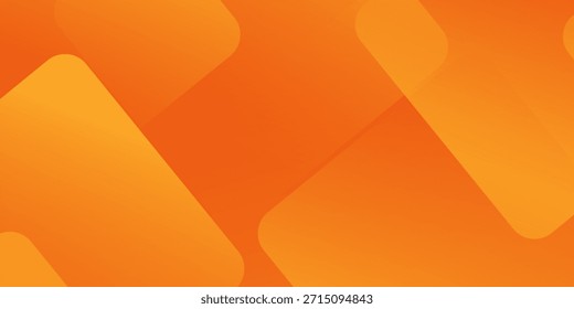 Abstrakter, orangefarbener und gelber geometrischer Hintergrund. Modernes Konzept für Grafikdesign, Hintergrund, Webdesign, Poster, Banner, Buch, Diashow. Vektorgrafik