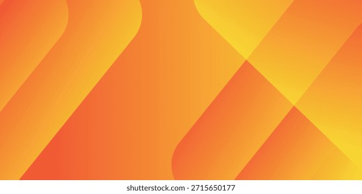 Fundo geométrico laranja e amarelo. Conceito moderno para design gráfico, fundo, web design, cartaz, banner, livro, slideshow. Ilustração vetorial