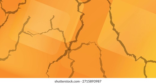 Fondo geométrico naranja y amarillo Abstractas. Composición de Formas dinámicas. Diseño de fondo fresco para carteles. Ilustración vectorial eps.10