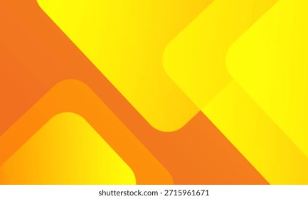 Fondo geométrico naranja y amarillo Abstractas. Composición de Formas dinámicas. Diseño de fondo fresco para carteles. Ilustración vectorial