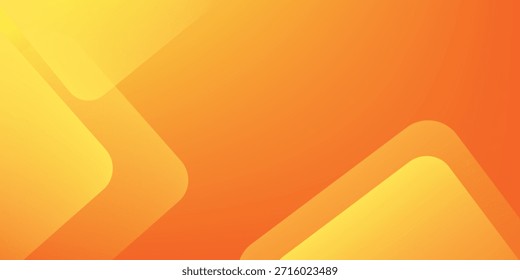 Fondo geométrico naranja y amarillo Abstractas. Composición de Formas dinámicas. Diseño de fondo fresco para carteles. Ilustración vectorial