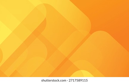 Abstrakter, orangefarbener und gelber geometrischer Hintergrund. Dynamische Formenzusammensetzung. Cooles Hintergrunddesign für Poster. Illustration