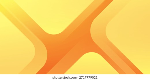 Fundo geométrico laranja e amarelo. Composição de formas dinâmicas. Design de fundo legal para cartazes. Ilustração vetorial