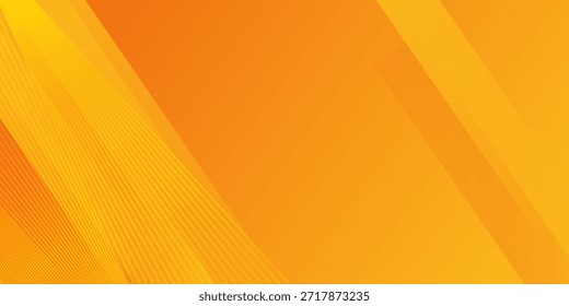 Abstract orange and yellow geometric background. Modern concept for graphic design, background, web design, poster, banner, book, slideshow. Vector illustration