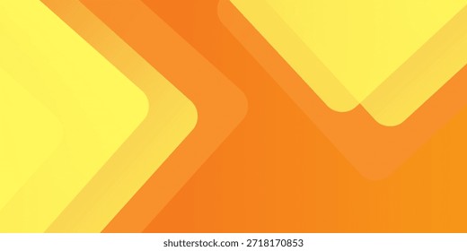 Abstrakter orangefarbener und gelber geometrischer Hintergrund modernes Design. Dynamische Formen Zusammensetzung Farbe Grafik cool