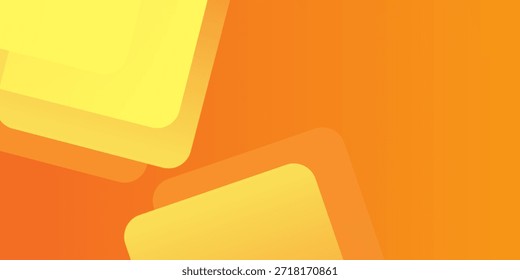Abstrato laranja e amarelo plano de fundo geométrico design moderno