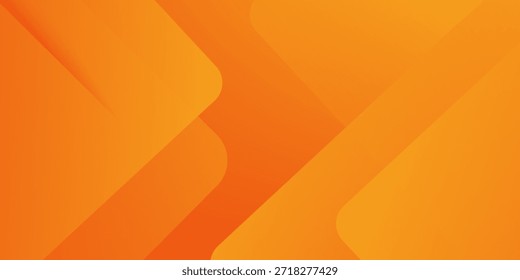 Abstrakter, orangefarbener und gelber geometrischer Hintergrund. Modernes Konzept für Grafikdesign, Hintergrund, Webdesign, Poster, Banner, Buch, Diashow. Vektorgrafik