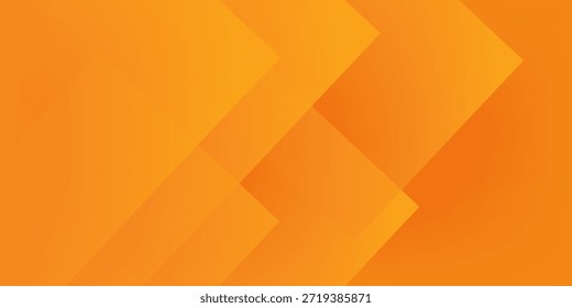 Abstrakter, orangefarbener und gelber geometrischer Hintergrund. Modernes Konzept für Grafikdesign, Hintergrund, Webdesign, Poster, Banner, Buch, Diashow. Vektorgrafik 10.