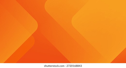 Fundo geométrico laranja e amarelo. Conceito moderno para design gráfico, fundo, web design, cartaz, banner, livro, slideshow. Ilustração vetorial