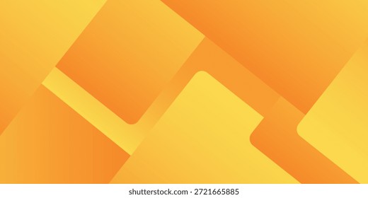 Abstract orange and yellow geometric background. Dynamic shapes composition. modern
