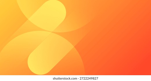 Abstract orange and yellow geometric background. Dynamic shapes composition. Cool background design for posters. Vector illustration modern.