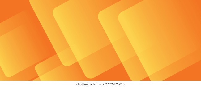 Fondo geométrico naranja y amarillo Abstractas. Composición de Formas dinámicas. Diseño de fondo fresco para carteles