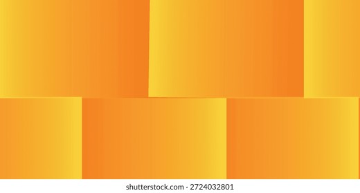 Abstrakter, orangefarbener und gelber geometrischer Hintergrund. Dynamische Formenzusammensetzung. Cooles Hintergrunddesign für Poster. Vektorgrafik