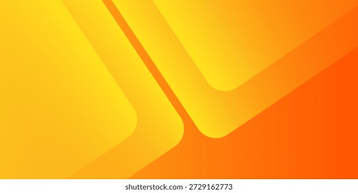 Fundo geométrico laranja e amarelo. Composição de formas dinâmicas. Design de fundo legal para cartazes. Ilustração vetorial
