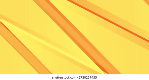 Fundo geométrico laranja e amarelo abstrato. Composição dinâmica de formas. Design de fundo legal para cartazes. Conceito de arte de ilustração vetorial