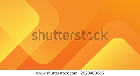 Abstract orange and yellow geometric background. Dynamic shapes composition. Cool background design for posters. Vector illustration eps.10